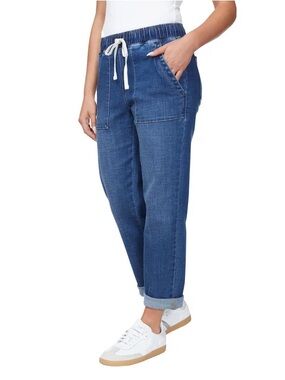 Buffalo Women's Pull-on Straight Jean with Convertible Hem